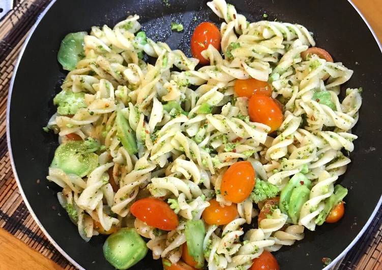 Cara mengolah Pasta brokoli ala anak kos yang Bisa Manjain Lidah