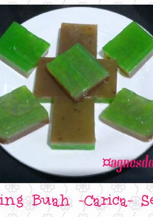 Foto resep Puding Buah -Carica- Segar