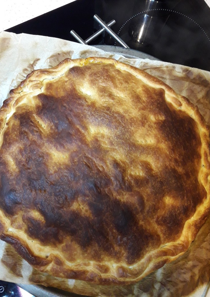 Una foto de Empanada de pollo al curry (Muy fácil)