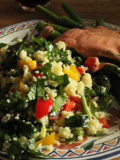 Una foto de Almuerzo vegetariano y tramposo