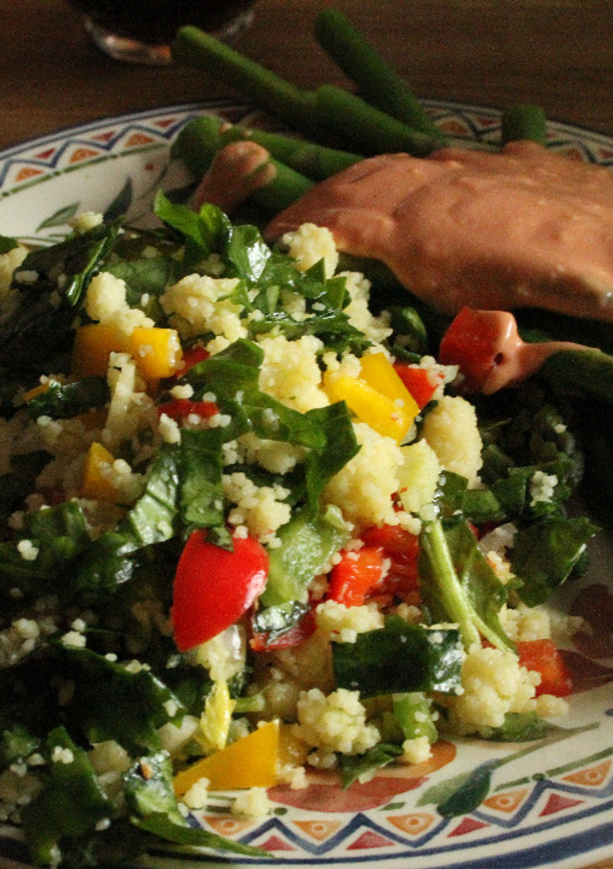 Una foto de Almuerzo vegetariano y tramposo