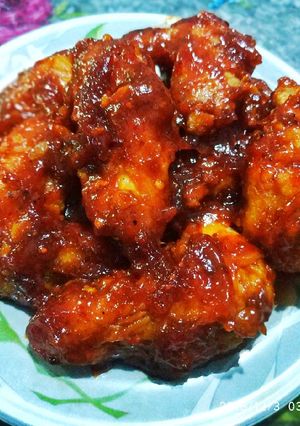 Foto resep Spicy chicken wings ala richeese