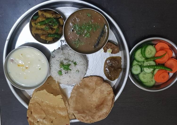 Step-by-Step Guide to Cook Super Quick Veg.Thali