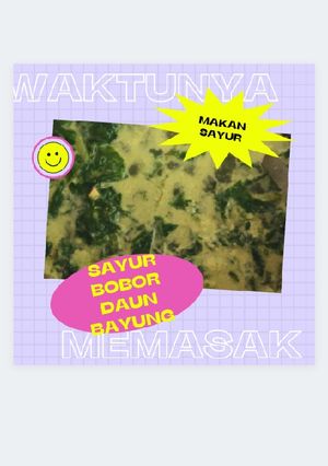 Foto resep Sayur bobor daun bayung
