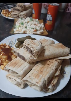 صورة لوصفة شاورما اللحم