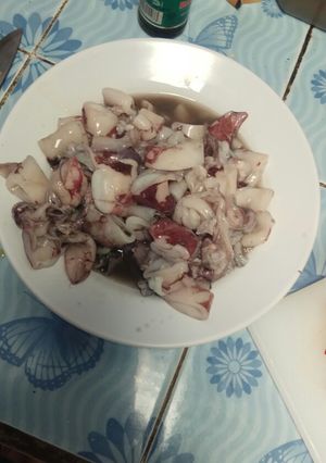 Foto resep Cumi hitam pedas