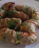 Jalapeños con Tocino Rellenos de Queso