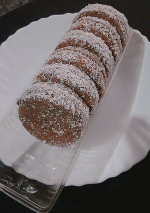 Una foto de Alfajores Crudiveganos