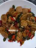 Oseng Bakso Cabe Merah Ijo