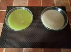 Una foto de Salsa velouté de pollo / velouté de espárragos