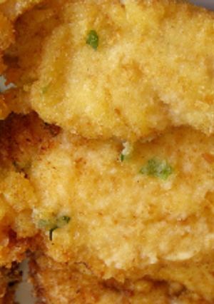 Una foto de Pechuga de pollo empanadas