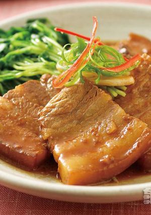 【豬事大吉】蔬菜腐乳肉 的食譜成品照片