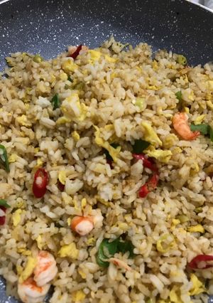 Foto resep Nasi goreng udang