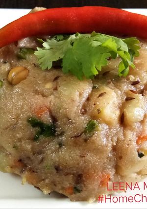 A picture of Rajgira Upma.