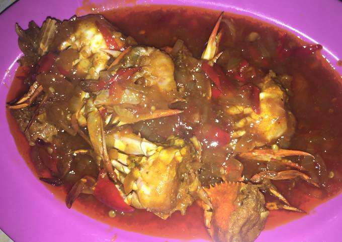 Kepiting asam manis