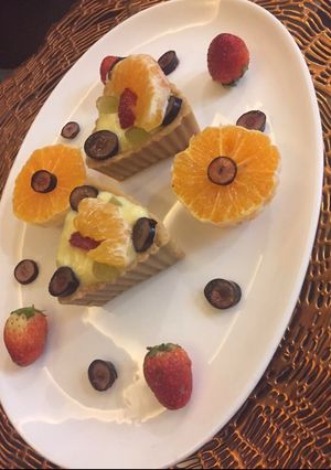 A picture of Healthy soojikheer tarts.