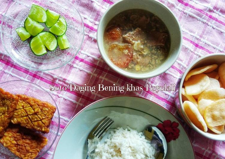 Soto Daging Bening Khas Boyolali