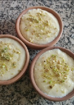 A picture of Kheer puri😋.