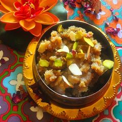 A picture of Sweet potato Halwa.