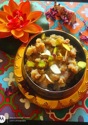 A picture of Sweet potato Halwa.