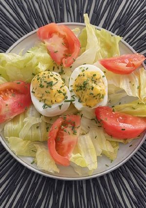 Una foto de Entrada con Huevos Rellenos
