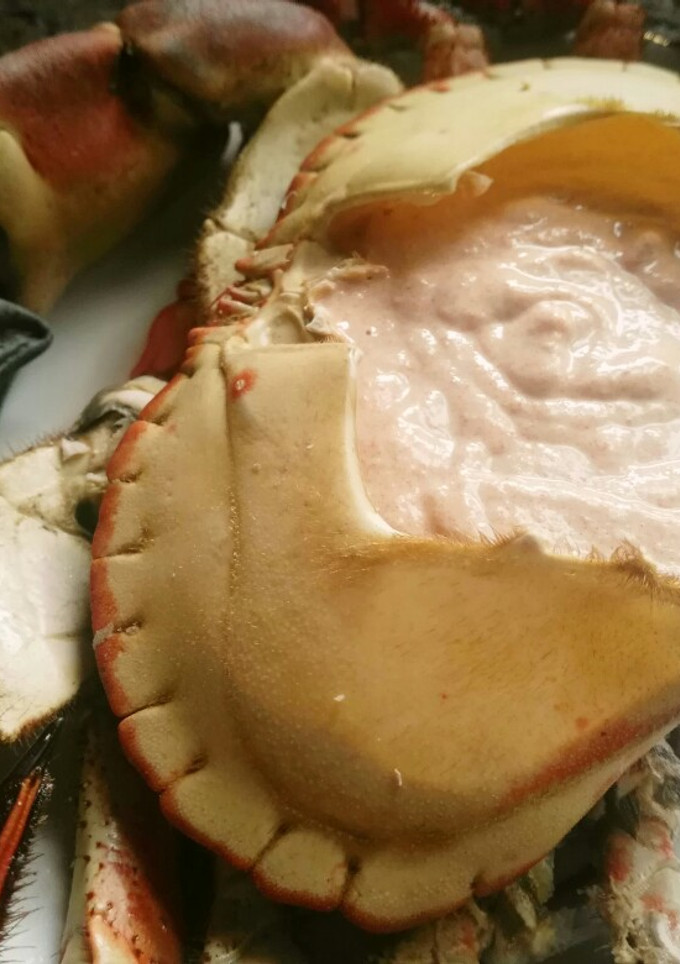 Una foto de Buey de mar relleno (Sapateira)