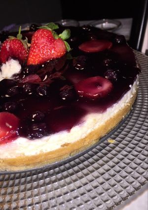 صورة لوصفة تشيزكيك 🌸