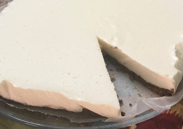 Tarta de queso sin horno