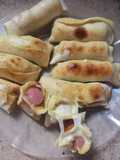 Salchichas envueltas con queso 😍