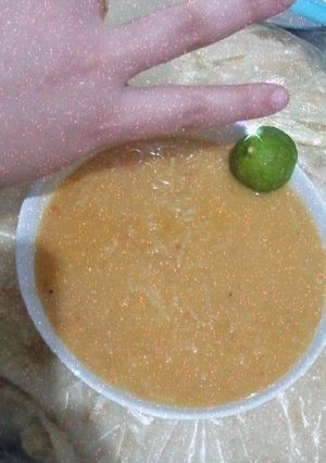 صورة لوصفة شوربة عدس بشعريه