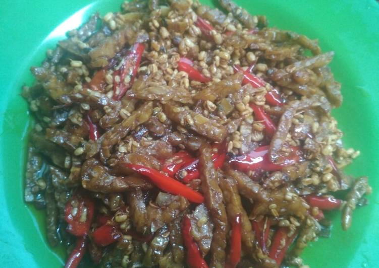 Orek tempe kecambah