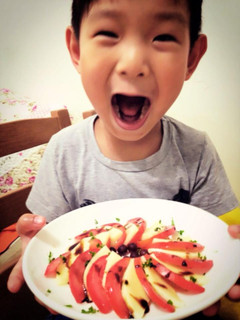 [簡易]義大利卡不里番茄乳酪沙拉 Insalata caprese salad 的食譜成品照片