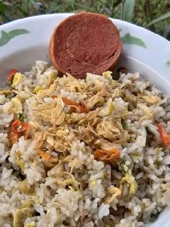 Foto resep Nasi goreng teri kecombrang