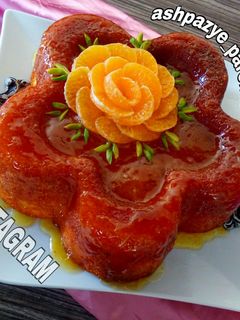 عکسی از دستور کیک نارنگی با سس نارنگی و فر دستساز 🌸