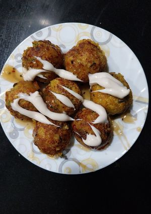 A picture of Poha Appam.