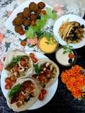 Falafel sandwiches