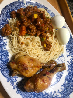 A picture of Mince meat sauce.