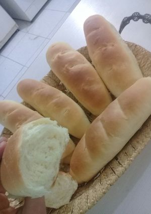 عکسی از دستور نان باگت خانگی (با بافت عااااااااااالی)