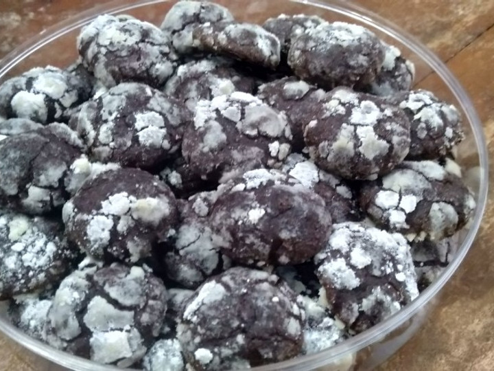 Resep Chocolate Crinkle Cookies, Lezat Sekali