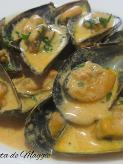 Una foto de Mejillones al curry