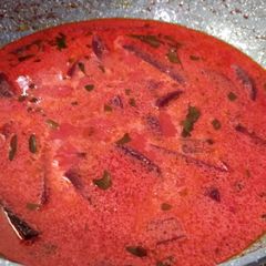 A picture of Sri Lankan Beetroot Curry.