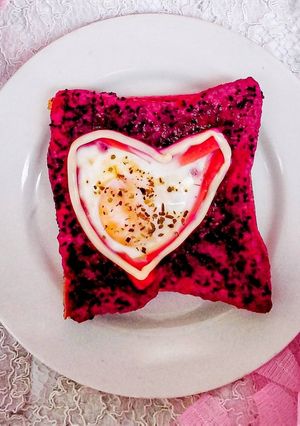 Foto resep Roti Tawar Buah Naga