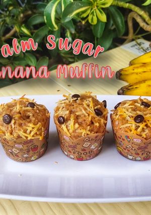 Foto resep Palm Sugar Banana Muffin (No Mixer) #Week40