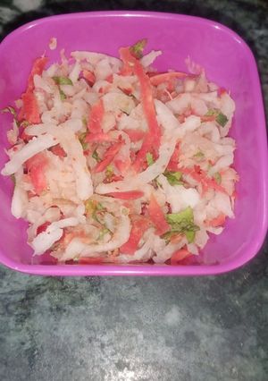 मूली का लच्छा (mooli ka lacha recipe in Hindi) रेसिपी मुख्य फोटो