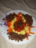 Tasty Lentil-Carrot-Tuna salad