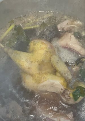 รูปของ ไก่บ้านต้มโค๊ก