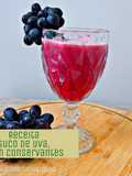 Suco de uva natural, sem conservantes 🍇