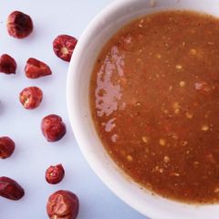 Khajur imli sweet chutney A picture of Khajur imli sweet chutney.