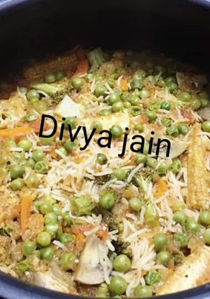 A picture of Vegetable pulao.