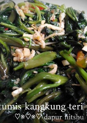 Foto resep Tumis kangkung teri medan